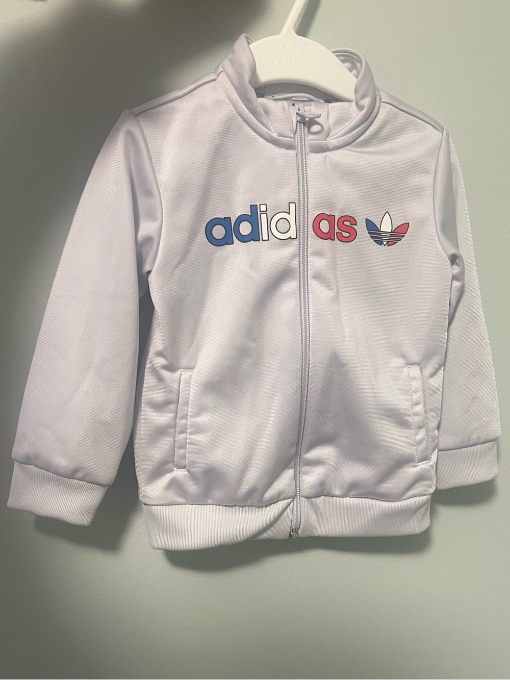 BNWoT Adidas 12-18 mo zip up